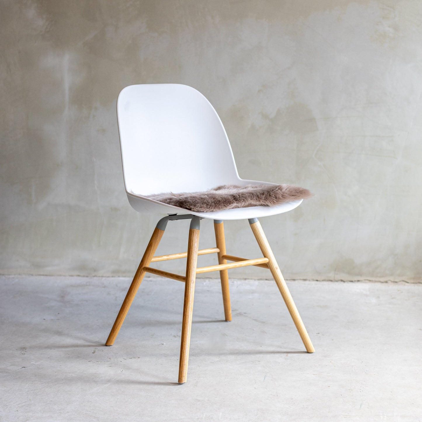 Stoelkussen van Nieuw-Zeelands schapenvacht