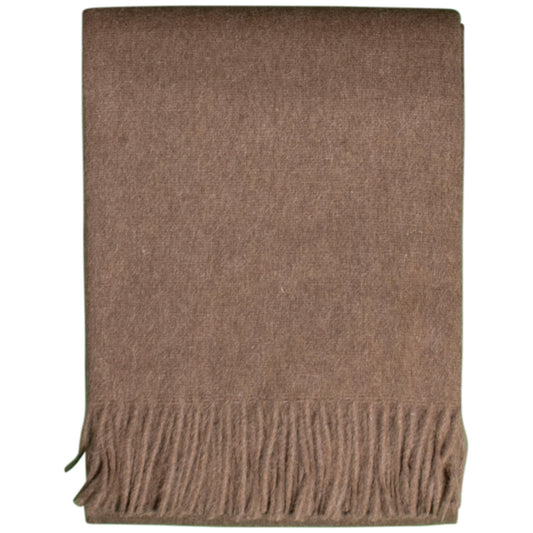 Alpaca Plaid - Karamel - 200x150cm - Nieuw!