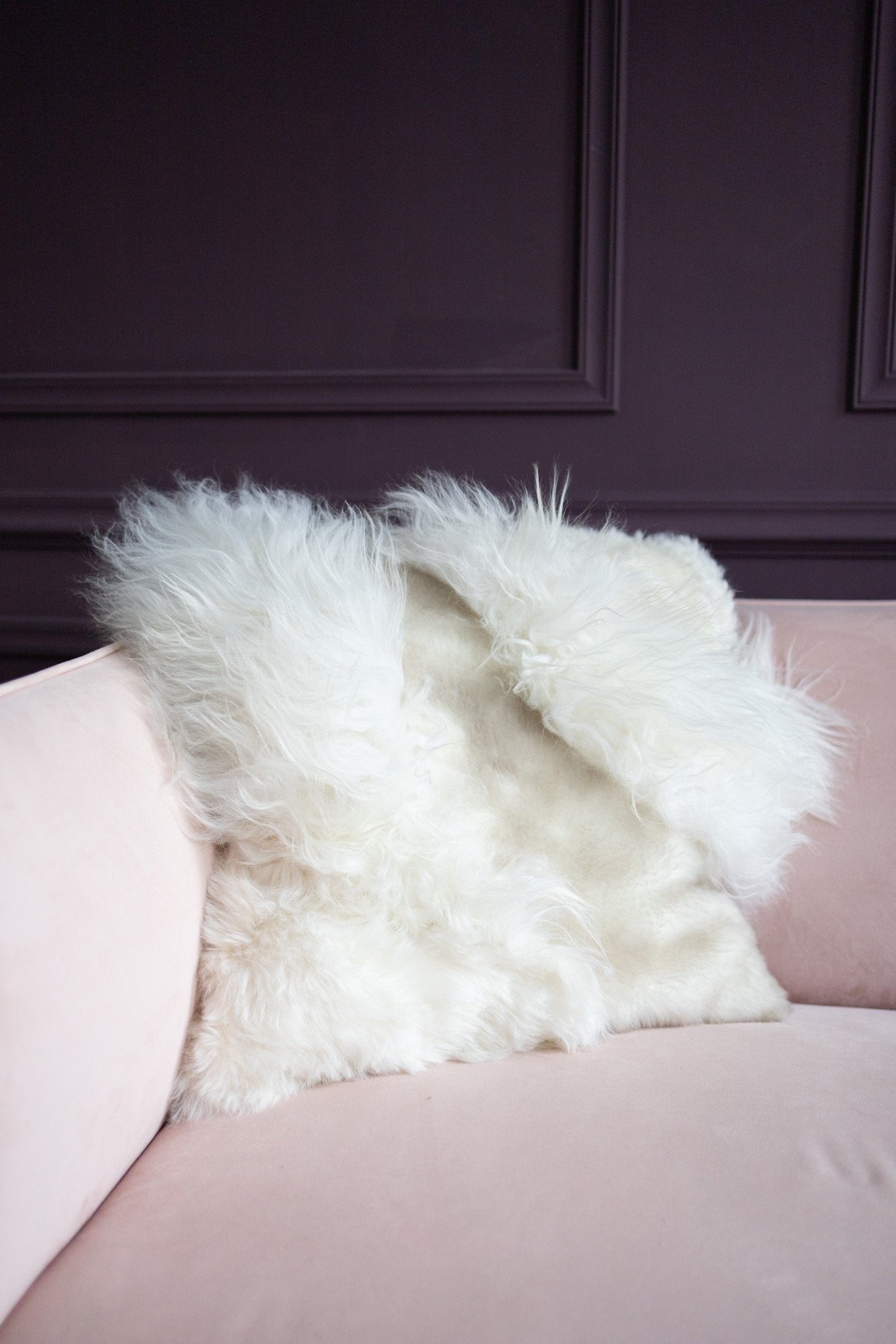 Melange Schapenvacht kussen - 50x50cm