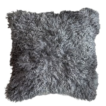 Tibetaans Kussen Natuurlijk Grijs - 45x45cm