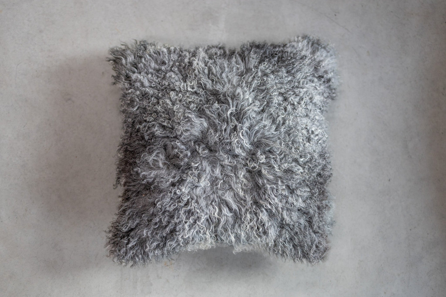Tibetaans Kussen Natuurlijk Grijs - 45x45cm