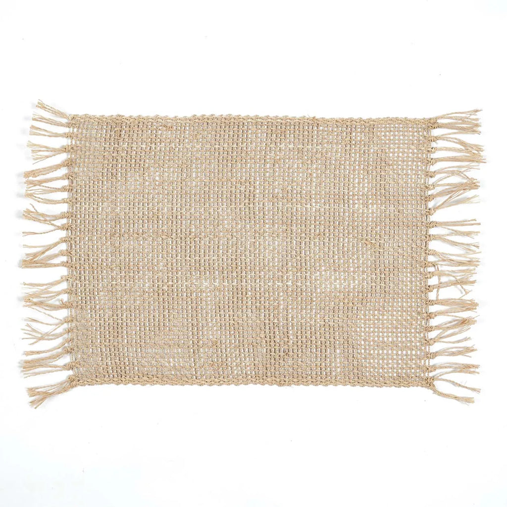 Le set de table Isey en jonc de mer - Naturel