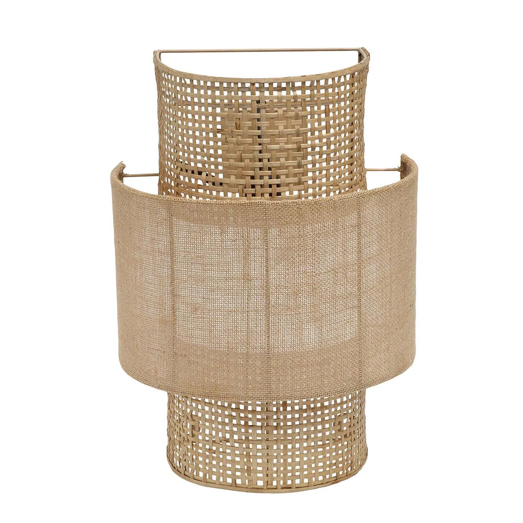 De Bolly Jute Wandlamp - Natuurlijk - M