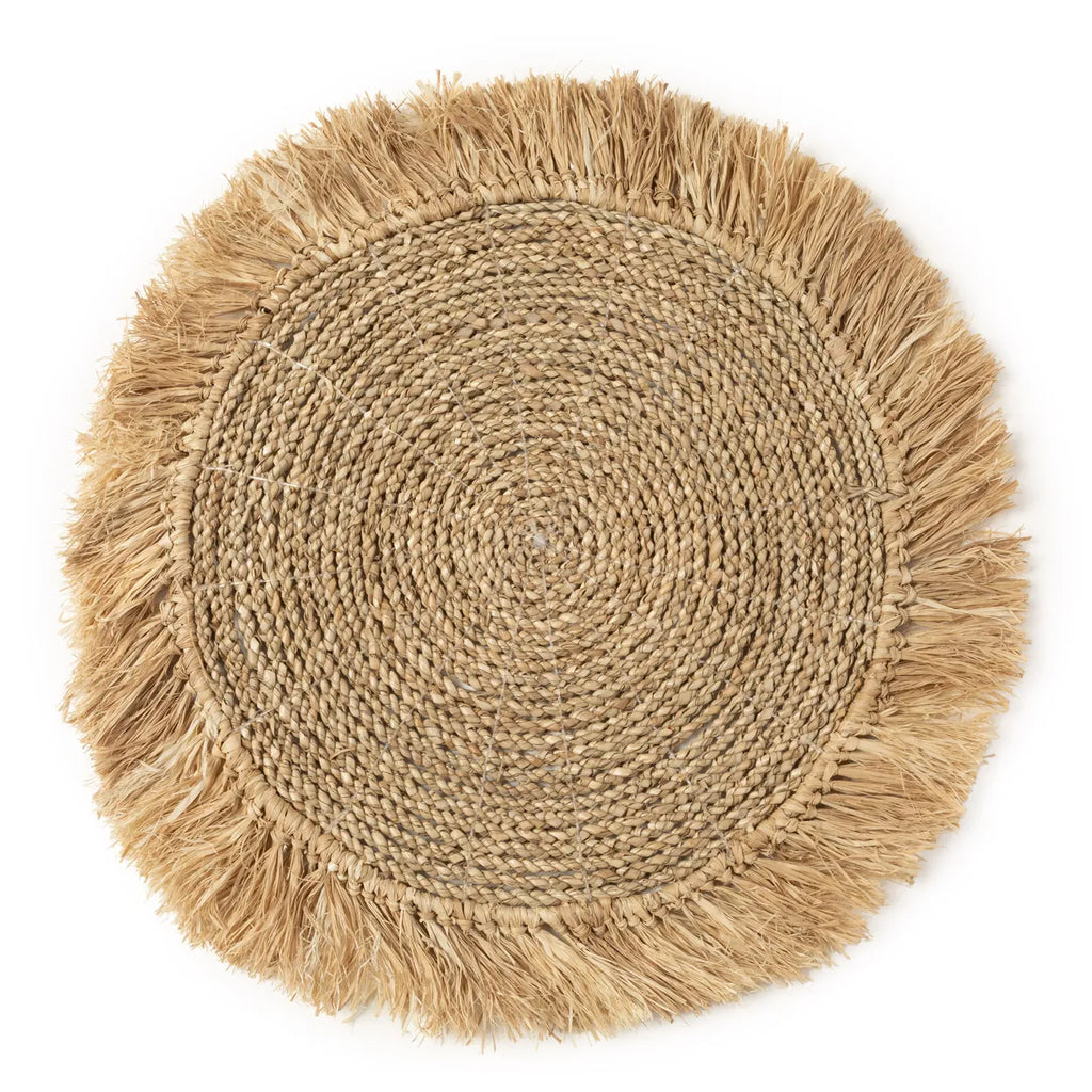 Le set de table en raphia jonc de mer - naturel