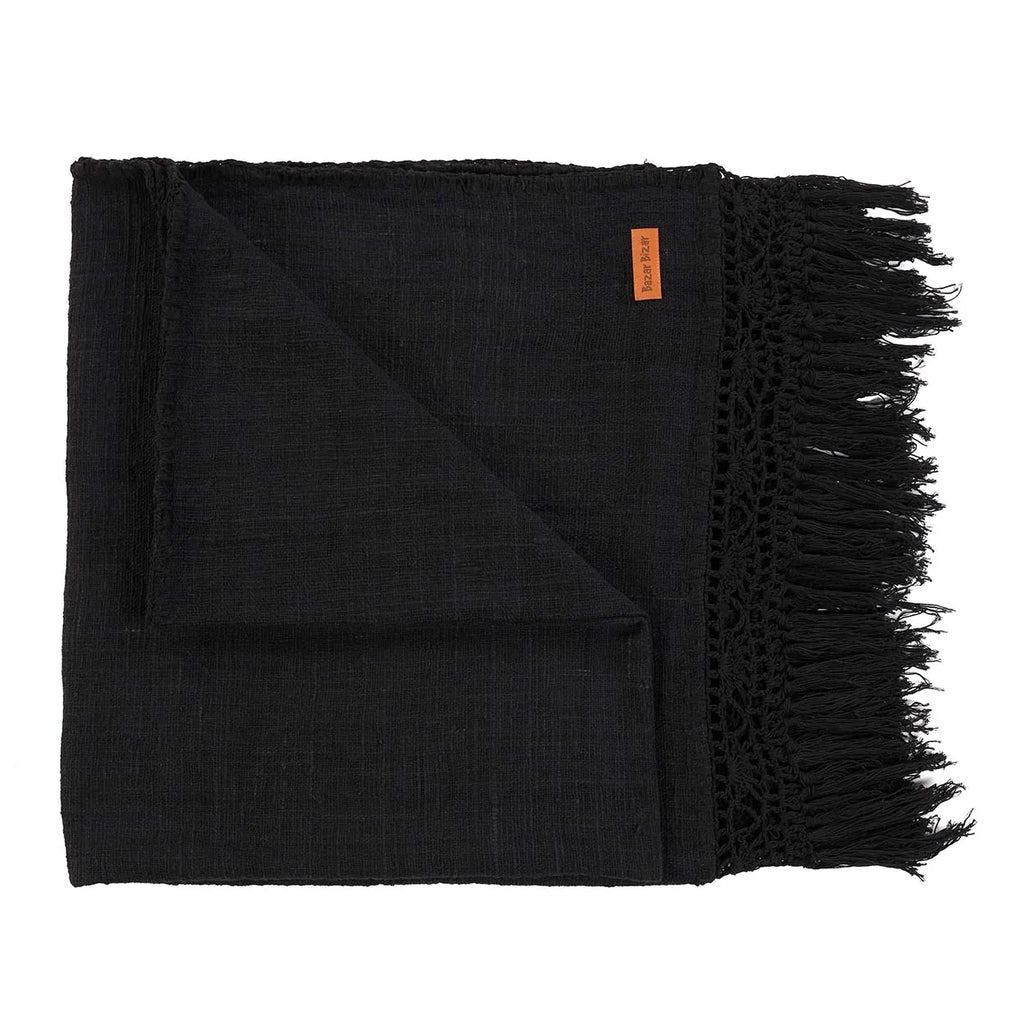 The Gypsy Bedspread - Black
