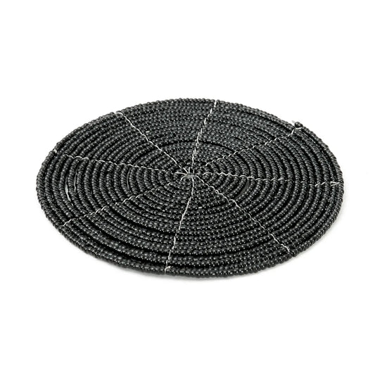 The beaded coaster - Black_40