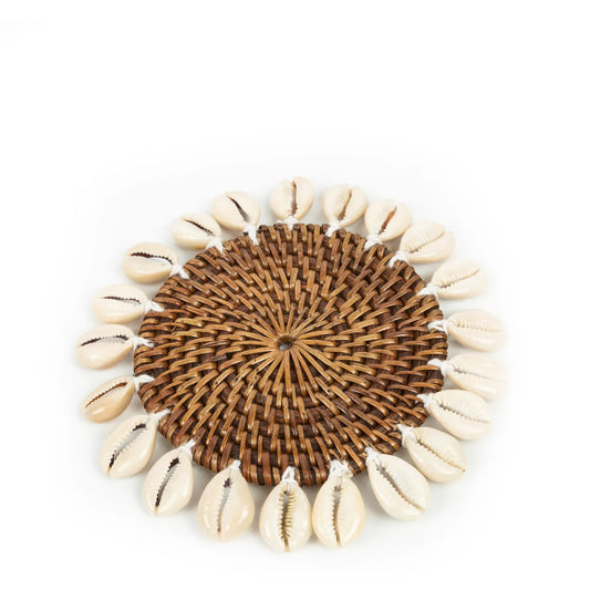 De Koloniale Schelp Onderzetter - Natuurlijk Bruin
