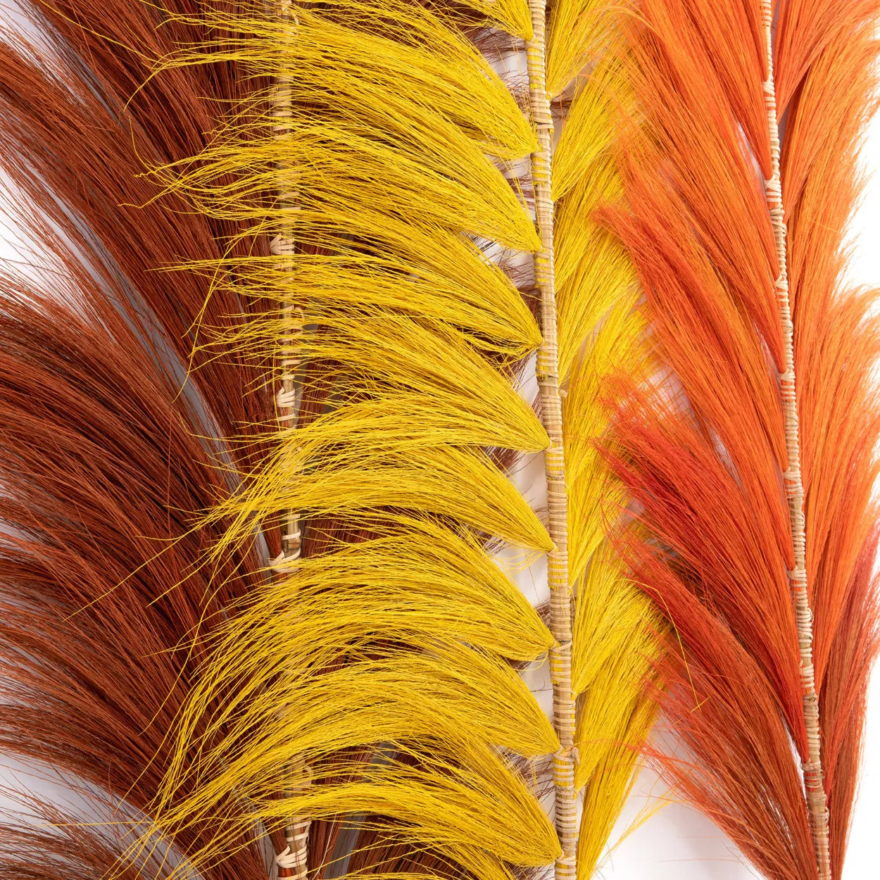 La Belle Feuille - Madras Jaune - Lot de 6