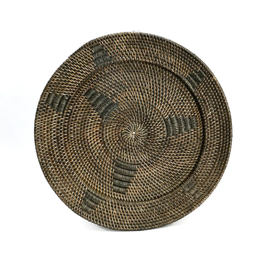 The Jasmine Plate - Brown - L