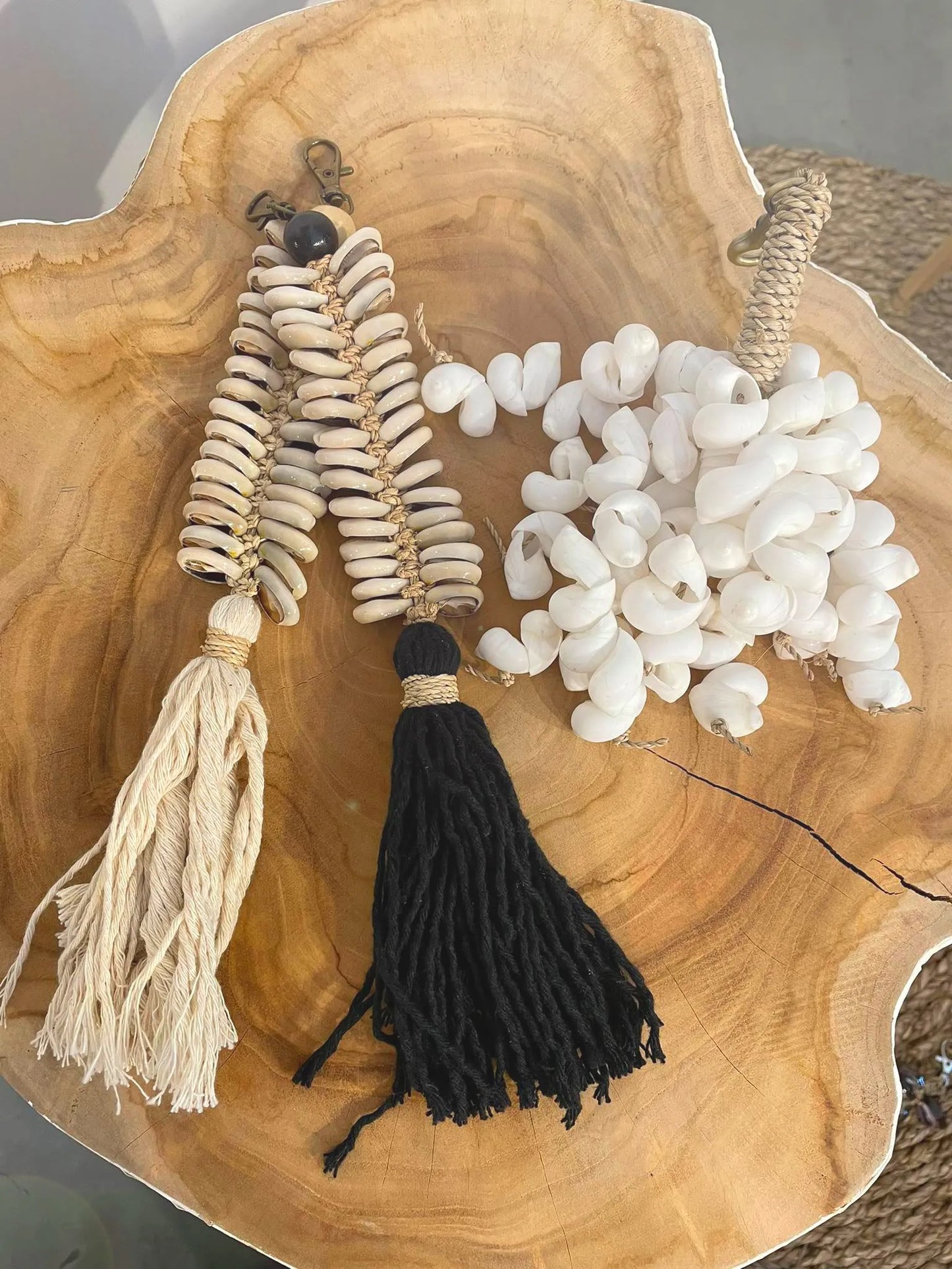 Porte-clés Kai Shell - Blanc 2 pièces
