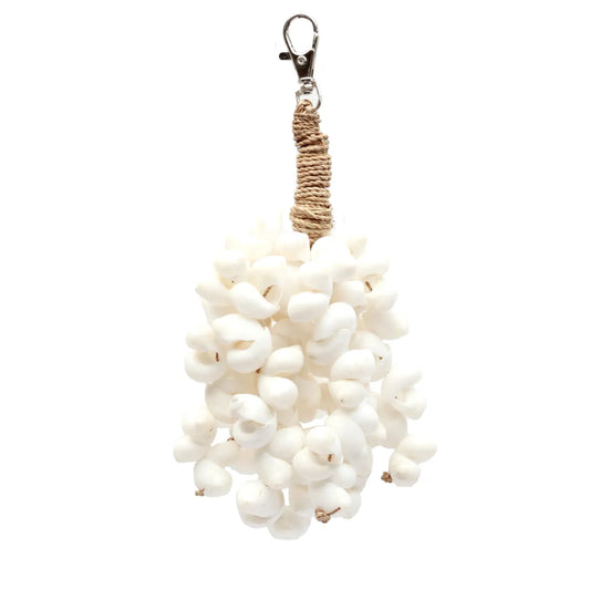 Porte-clés Kai Shell - Blanc 2 pièces