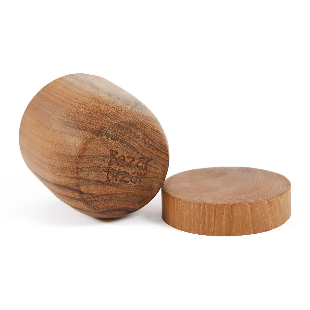 Le pot à racines de teck bas - M