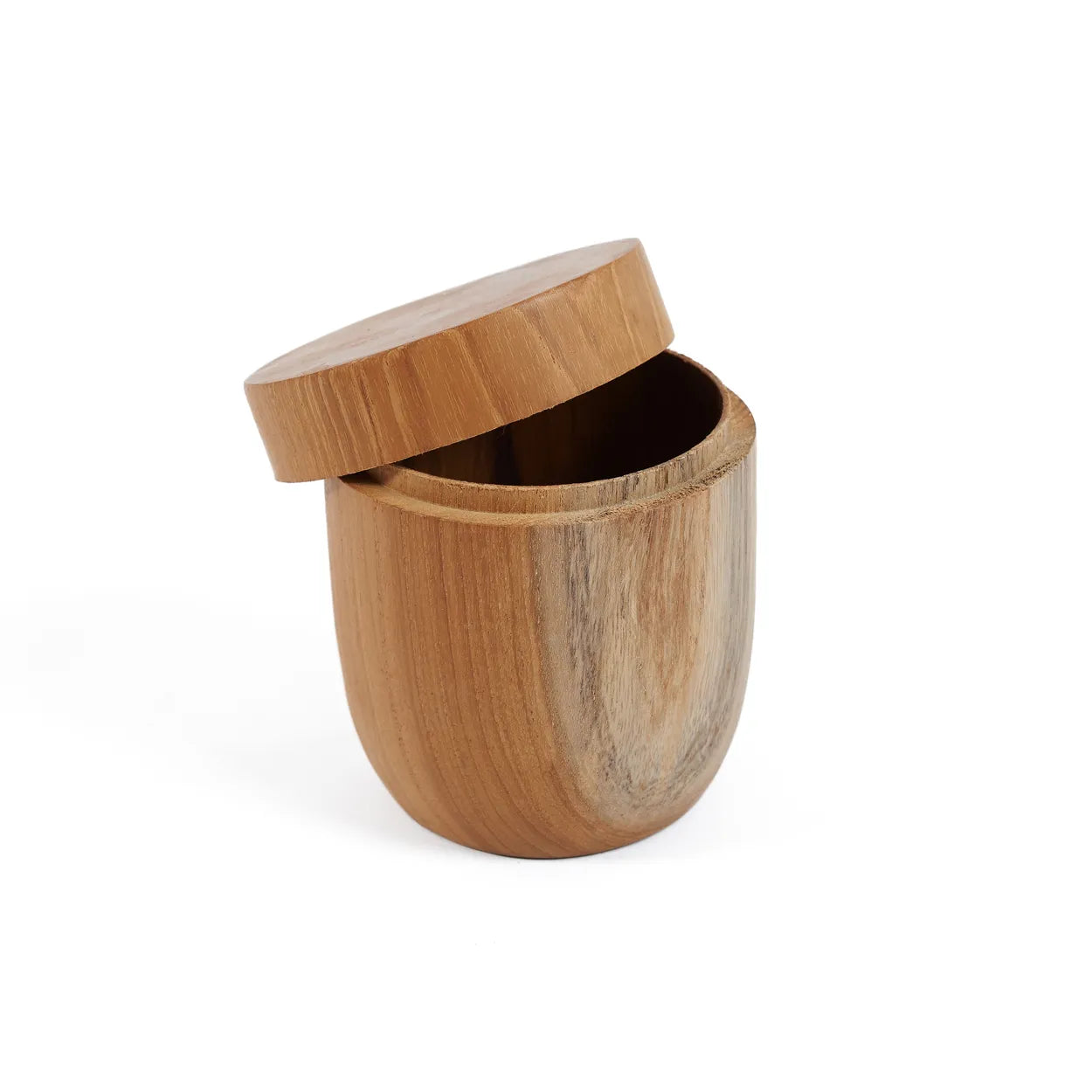 Le pot à racines de teck bas - M