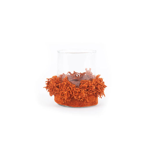 Bougeoir Oh My Gee - Velours rouille - M