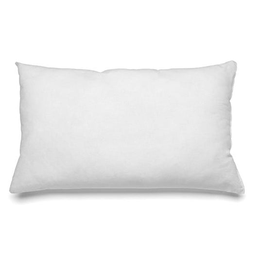 White rectangular inner cushion - 30x50