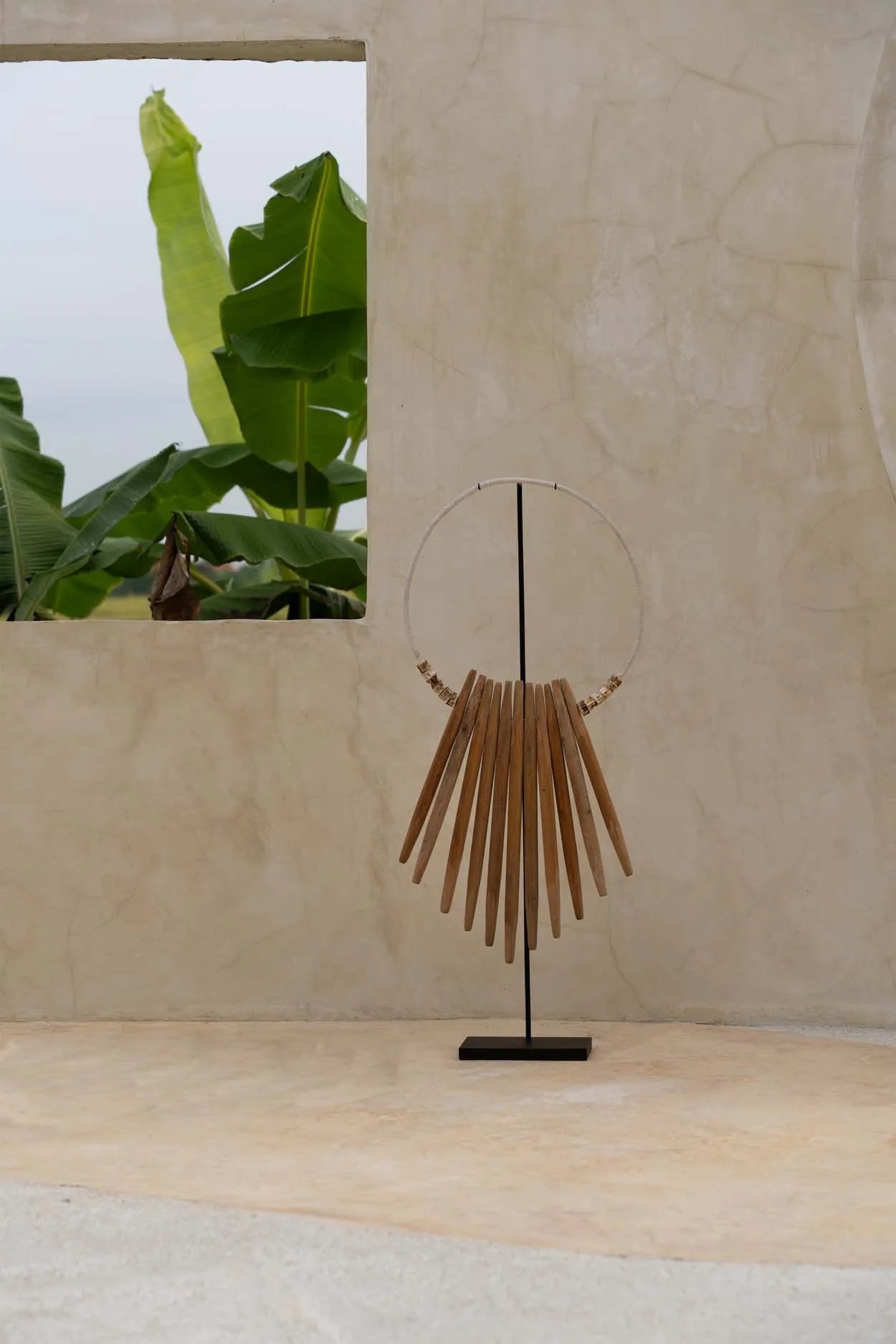 The wooden sticks on a stand - Naturally