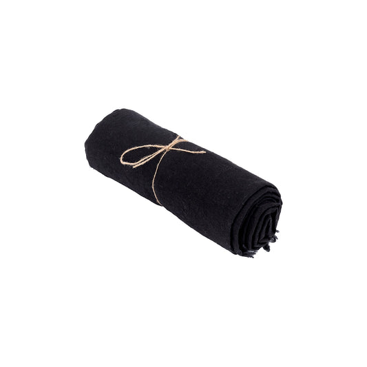 Nappe en lin - Noir - 180x300
