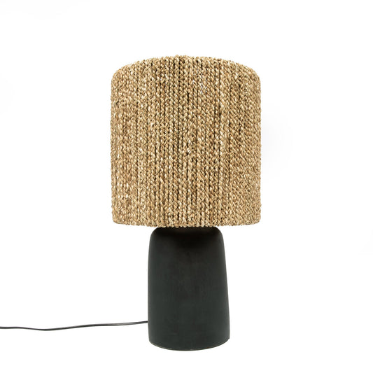 The Chalki Tafellamp - Zwart Naturel