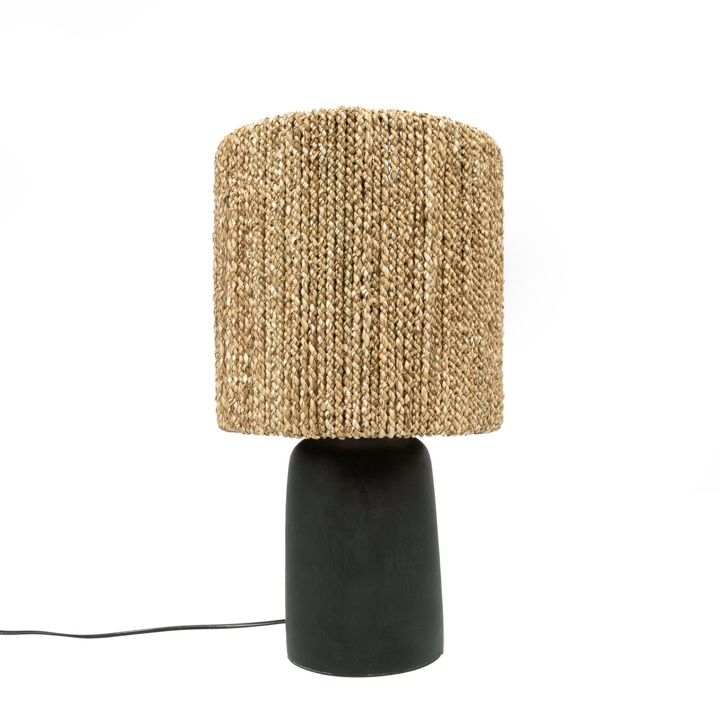 The Chalki Tafellamp - Zwart Naturel