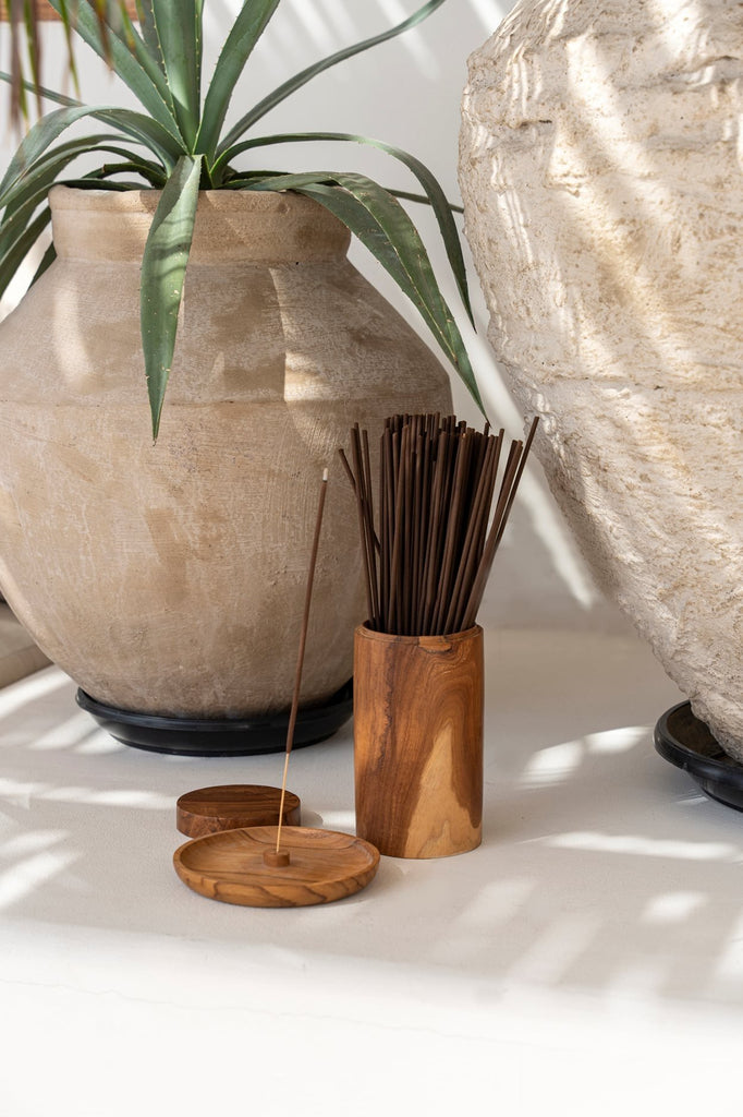Le pot en racine de teck - L
