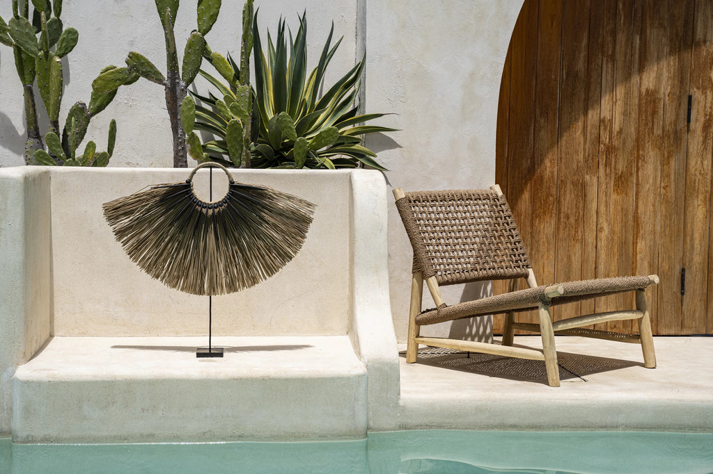 The Island Sisal single seater - natural brown