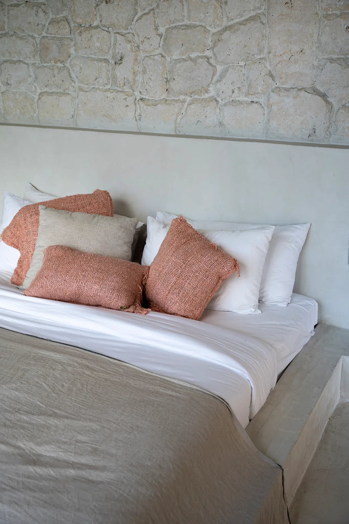 Housse de coussin Oh My Gee - Rose saumon - 30x50_40
