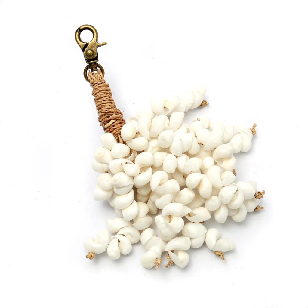 Porte-clés Kai Shell - Blanc 2 pièces