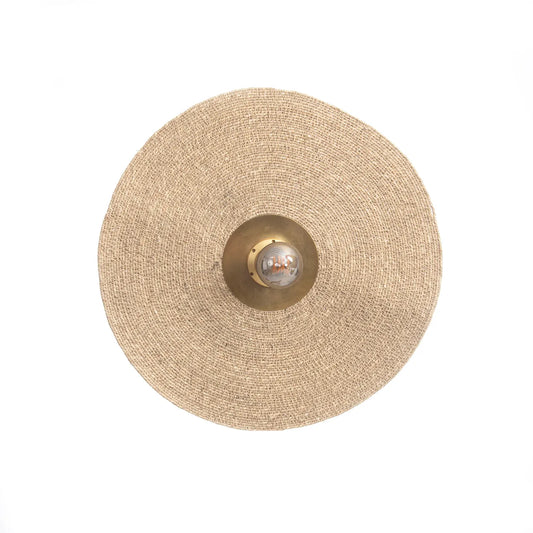 The Let's Groove wall lamp - Natural brass - M
