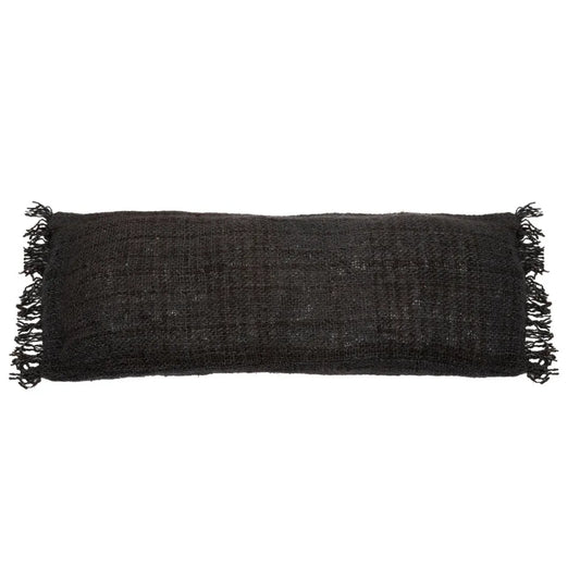 Housse de coussin Oh My Gee - Noir Bleu Marine - 35x100_40