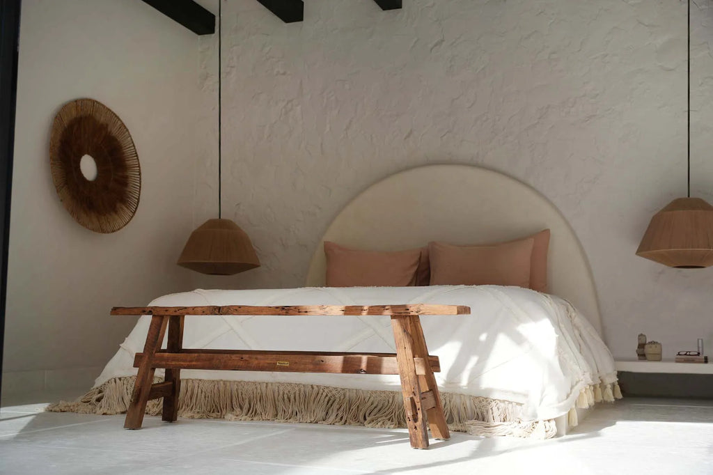 The Berber Bedspread 300 x 240 - Natural