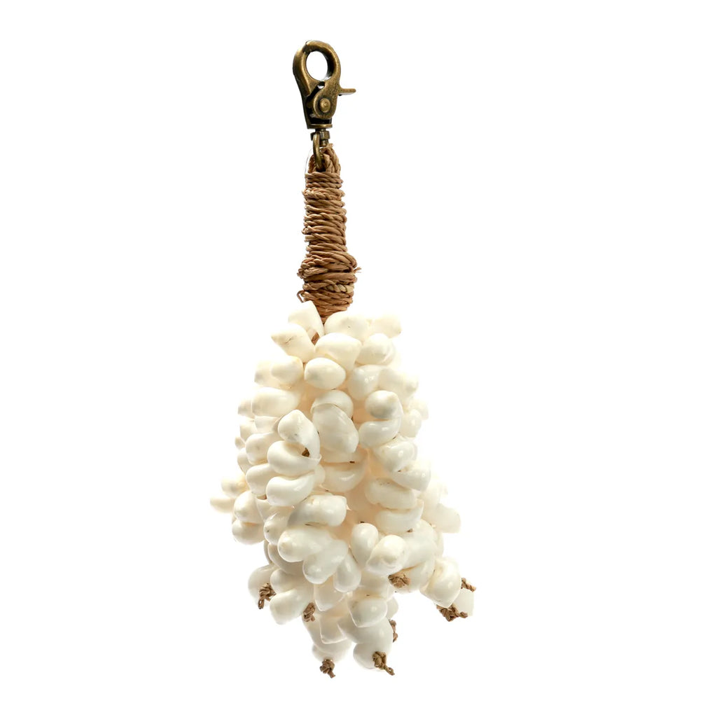 Porte-clés Kai Shell - Blanc 2 pièces