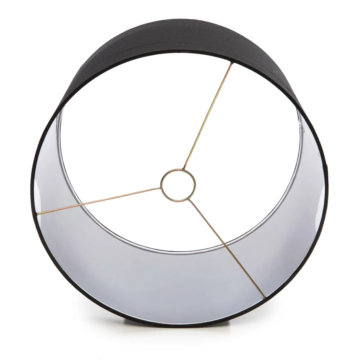 The teak table lamp - Natural Black