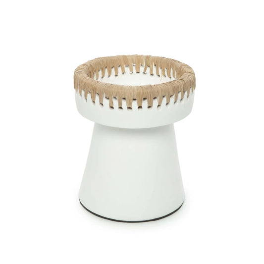 The beautiful candle holder - white of course - M