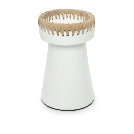 The beautiful candle holder - white of course - L