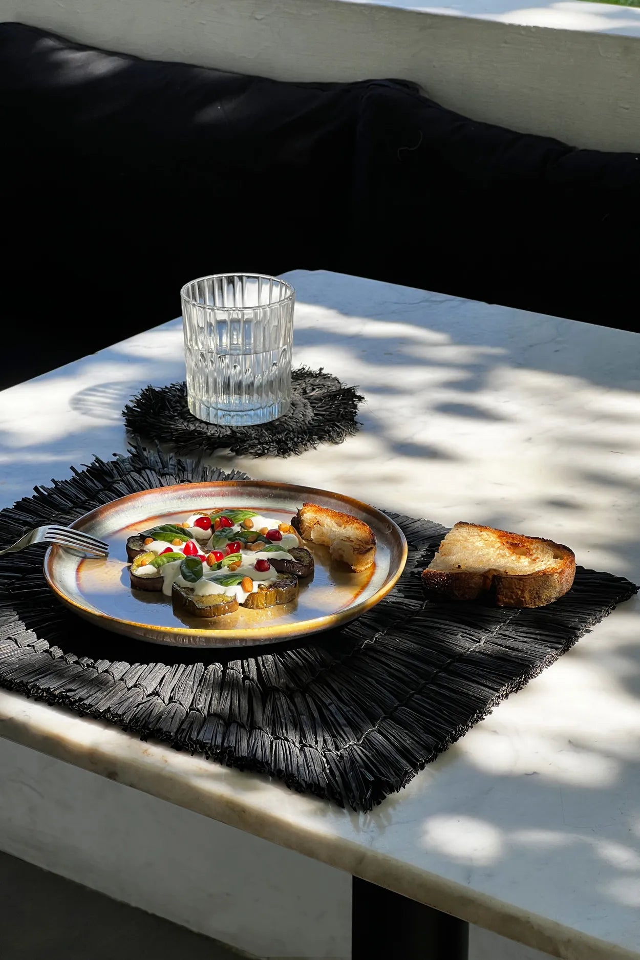 De Alang Alang Placemat - Rechthoekig - Zwart_40