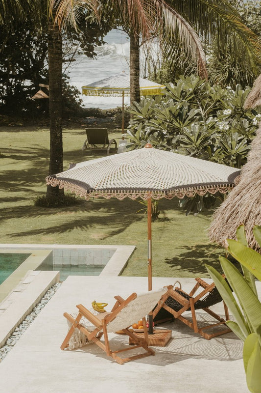 Hand-knotted parasol Casablanca 250cm