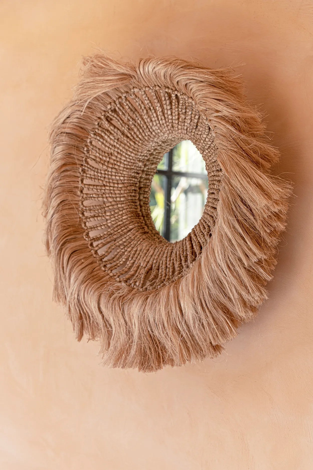 De Abaca Solomon Spiegel - Natuurlijk