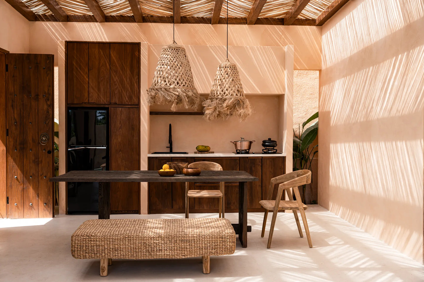 De Abaca Kwallen Hanger - Natuurlijk - S