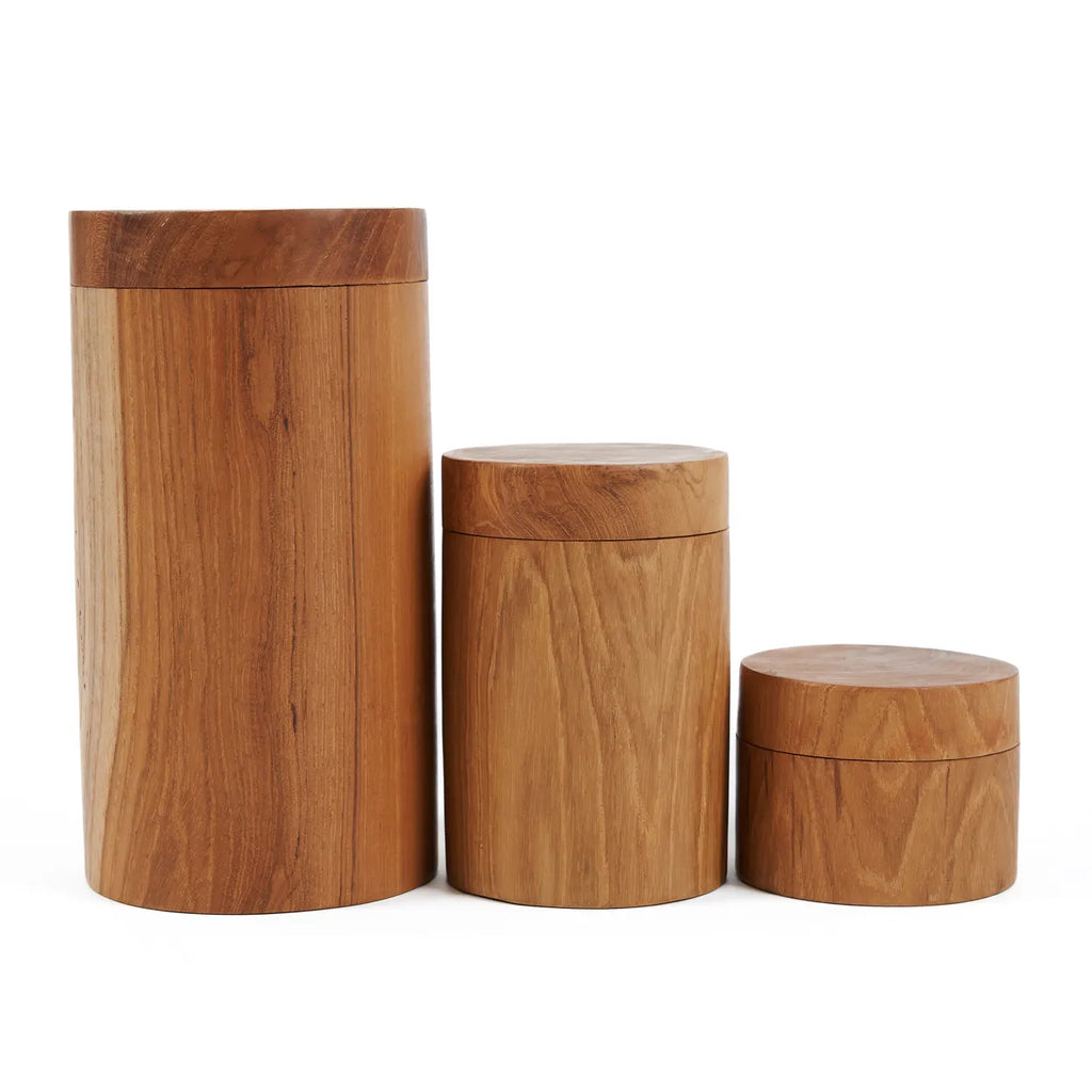 Le pot en racine de teck - M