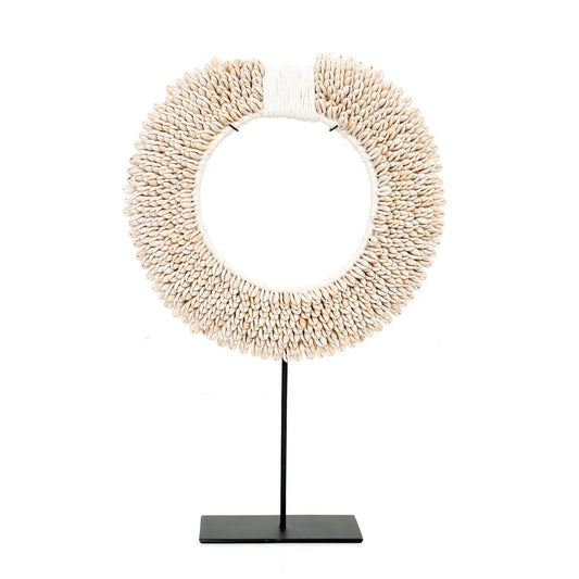 The Papuan Disc on Stand - White - M