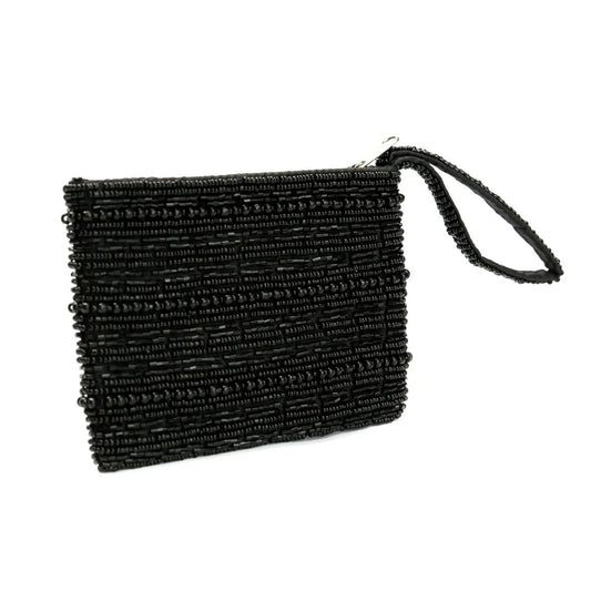The black beaded wallet