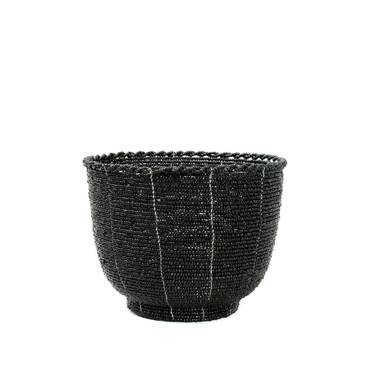 Le bol à bonbons perlé - Noir - M