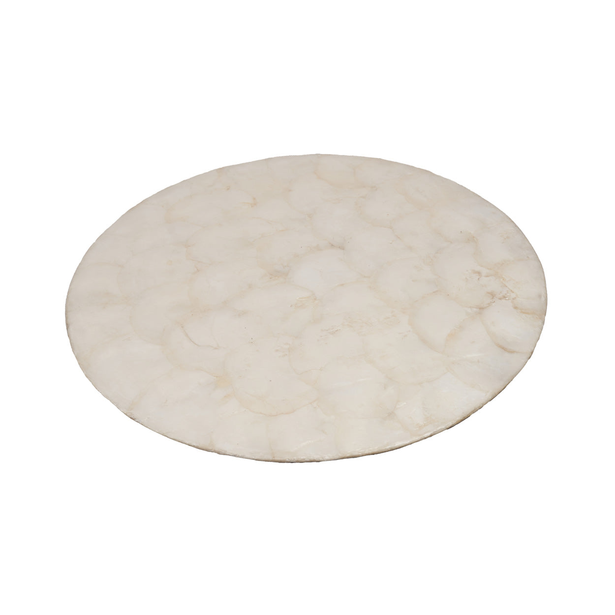 Placemat van parelmoer - wit
