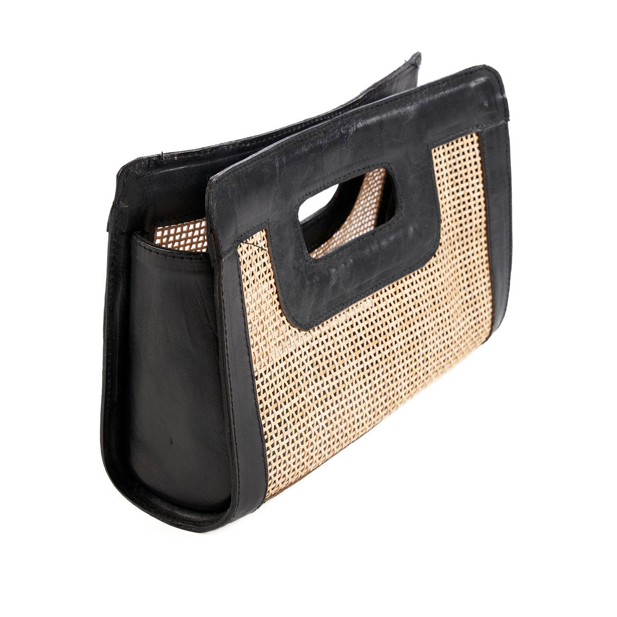 De Riviera Noir Clutch - Natuurlijk zwart