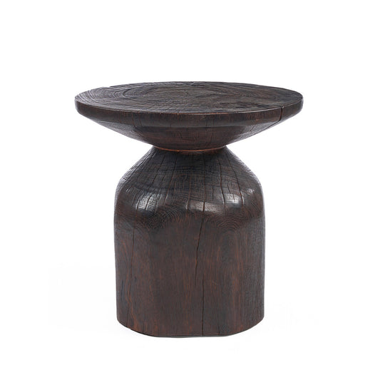 The Drumline Side Table - Dark Walnut