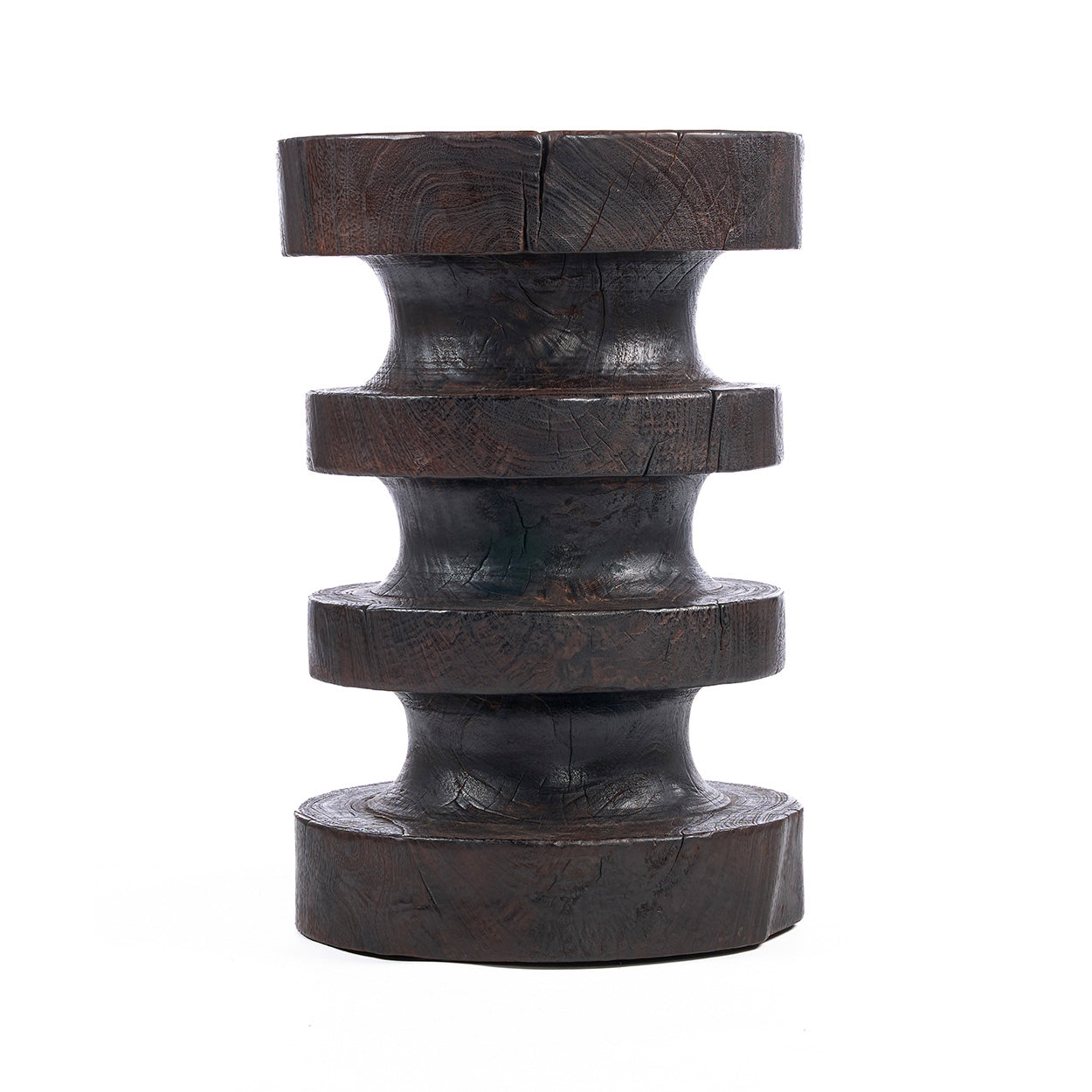 De Mocha Rings Side Tafel - Dark Walnut