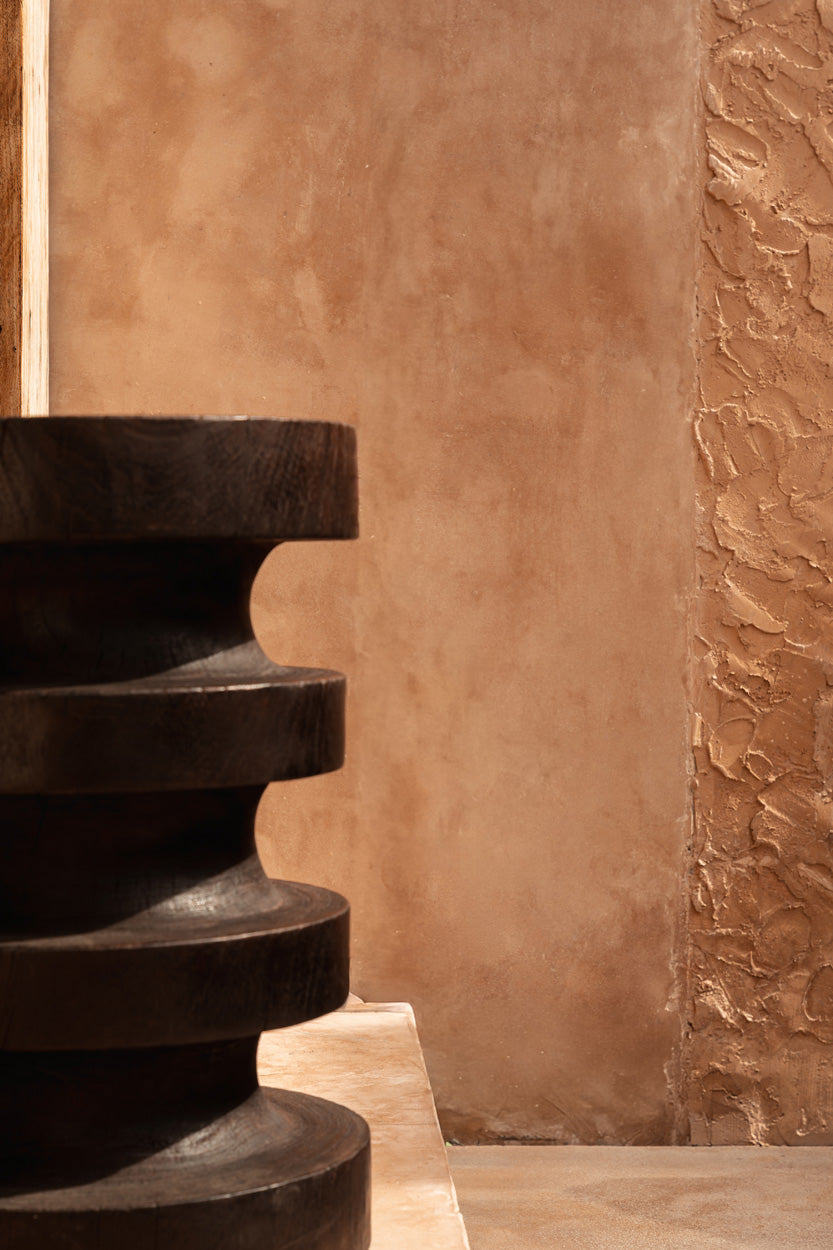 De Mocha Rings Side Tafel - Dark Walnut