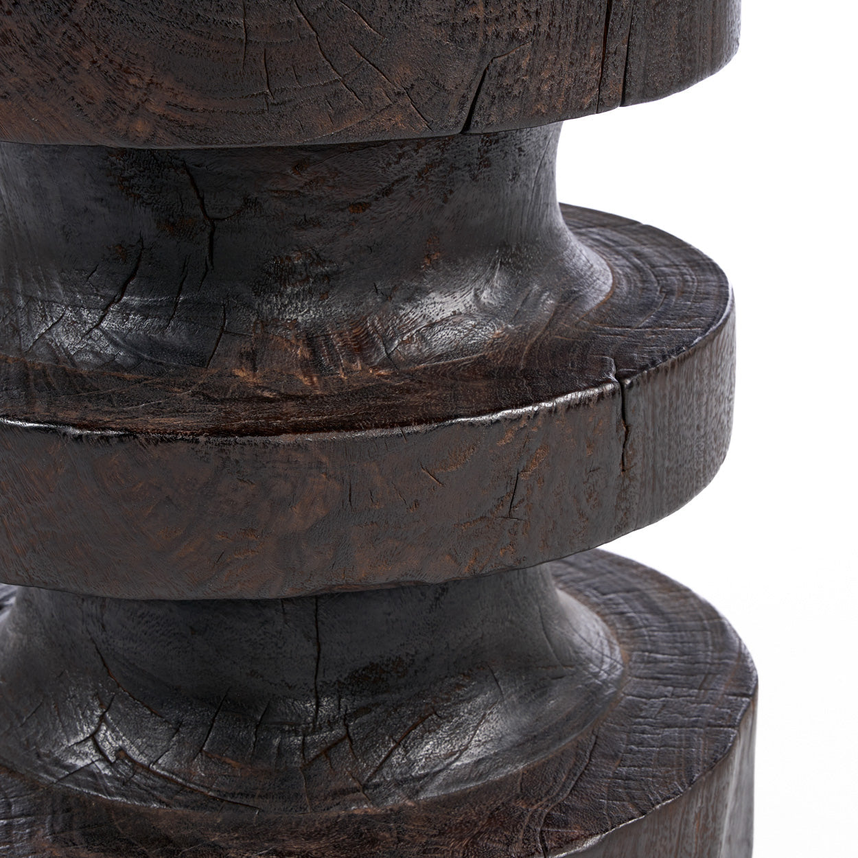 De Mocha Rings Side Tafel - Dark Walnut
