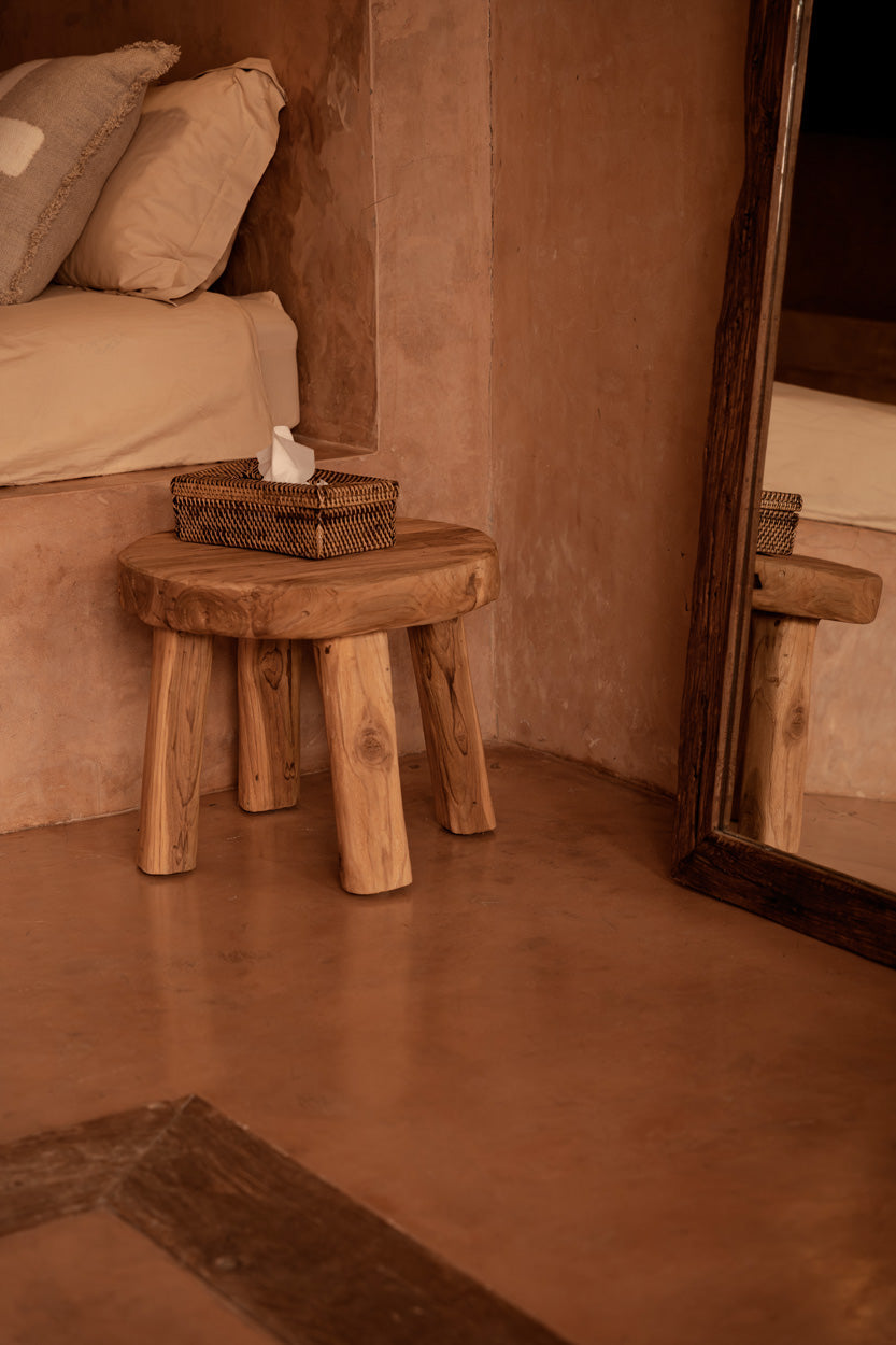De Rattan Classic Tissue Box - Natuurlijk Bruin