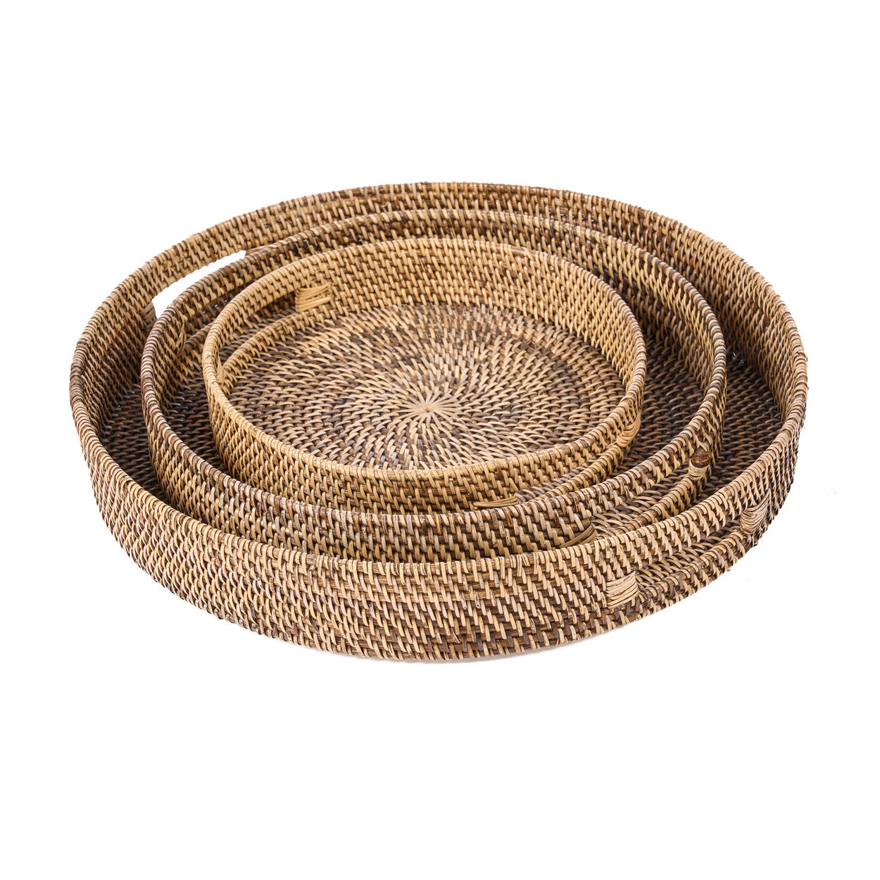 De Carry-All-dienbladen - naturel bruin - M